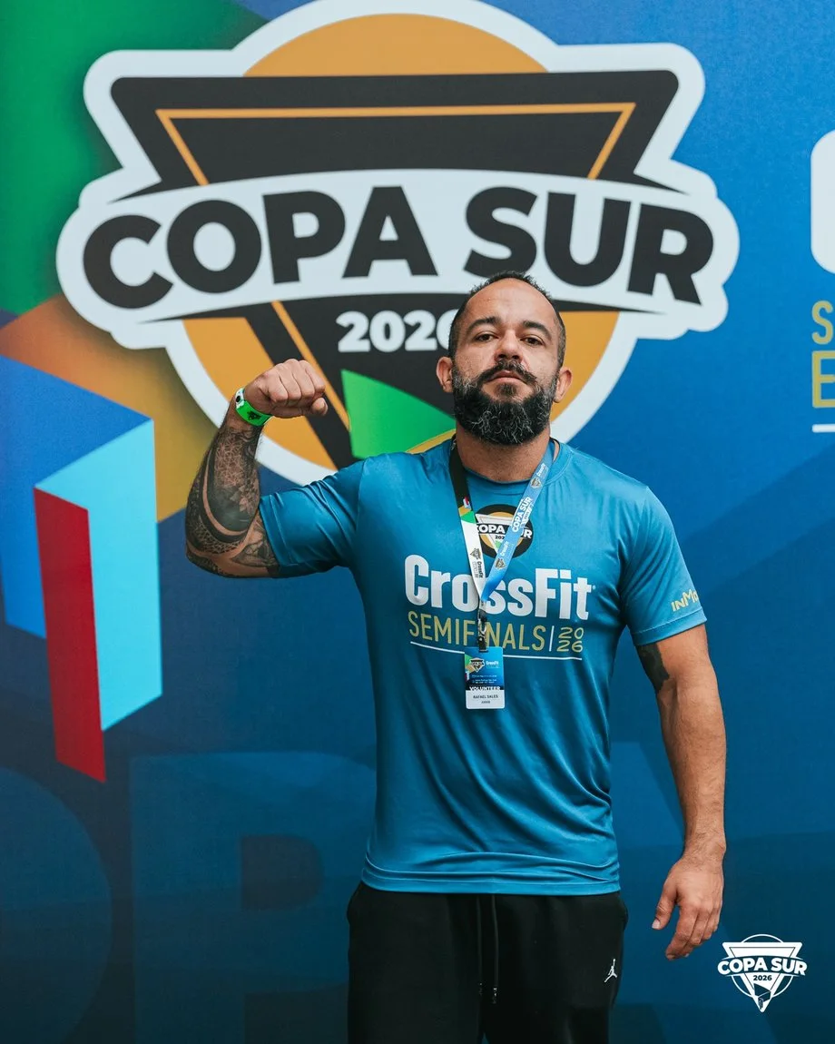 Coach Rafael Sales em evento da Copa Sur